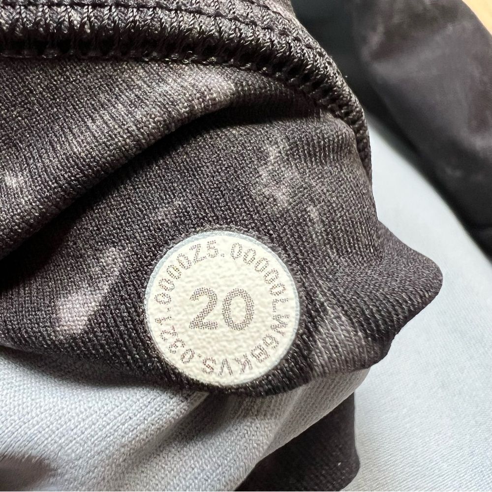 Lululemon Swift Speed High-Rise Crop 21" in Aquila Black Multi Size 20 - Picture 14 of 14